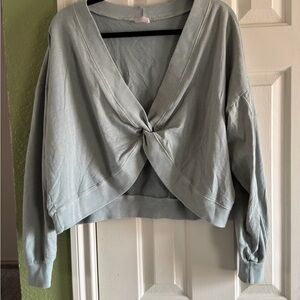 Free People Movement front twist cotton long sleeve